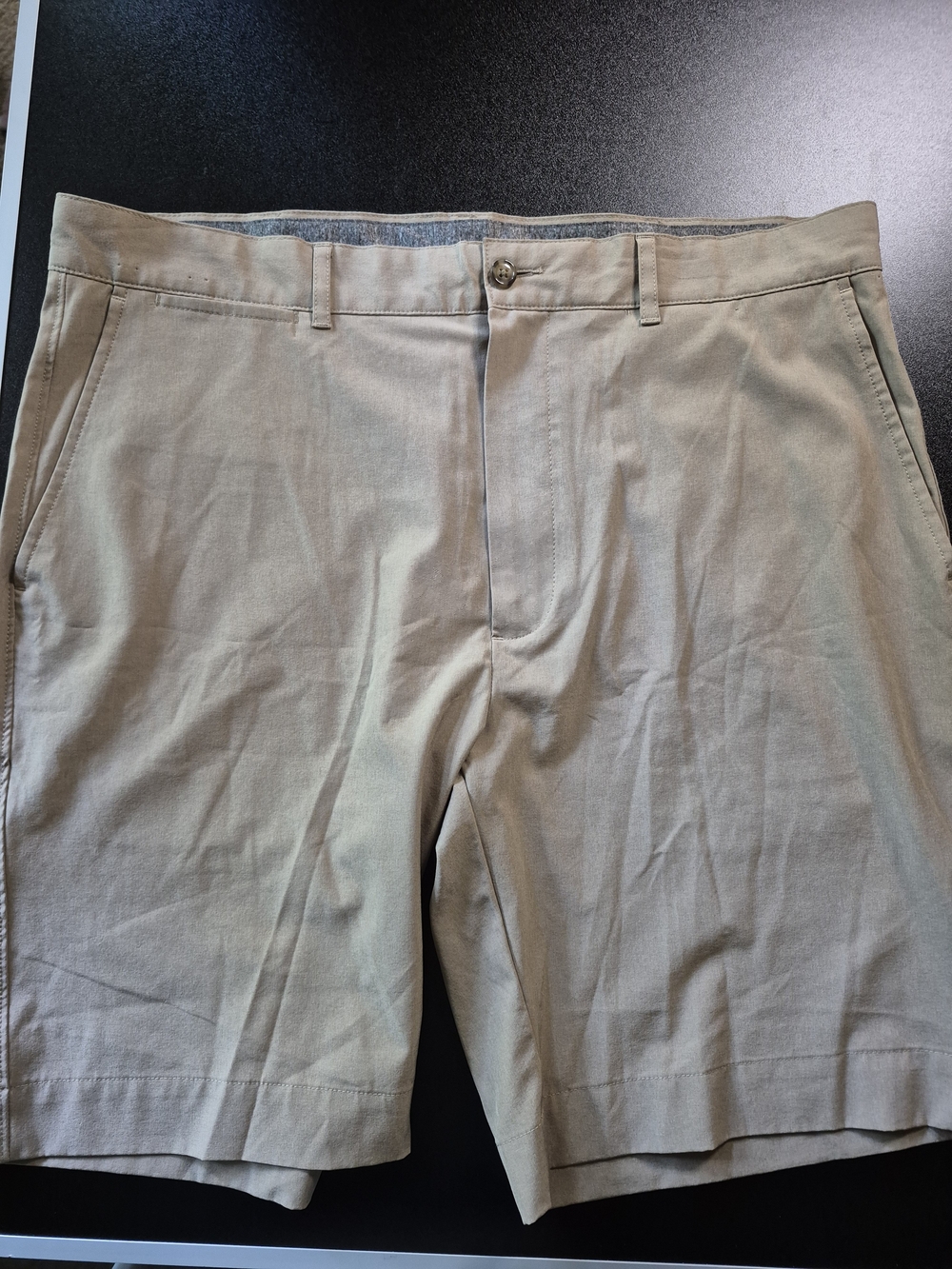 Daniel Cremieux Men's Tan Flat-Front Shorts 4997